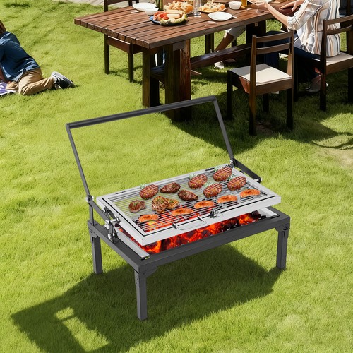 Faltbarer holzkohlegrill - faltbarer,
