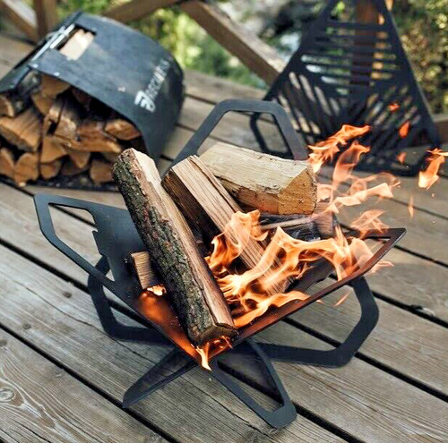 Faltbare feuerschale - faltbare,