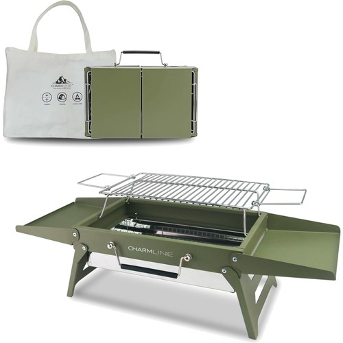 Holzkohlegrill tragbarer - holzkohlegrill,