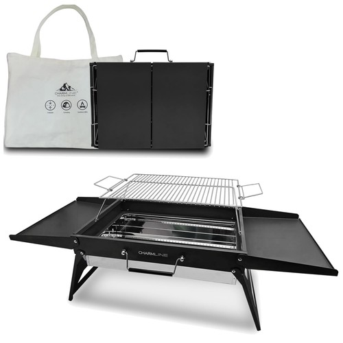 Kohle grill 51x35cm tragbar - grill,